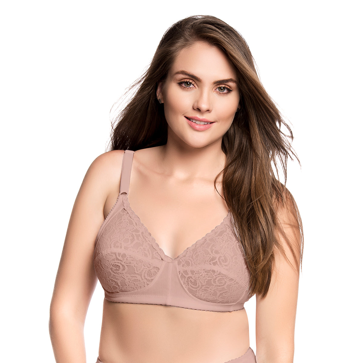 BRASIER CLÁSICO CON CARGADERAS ANCHAS NUDE