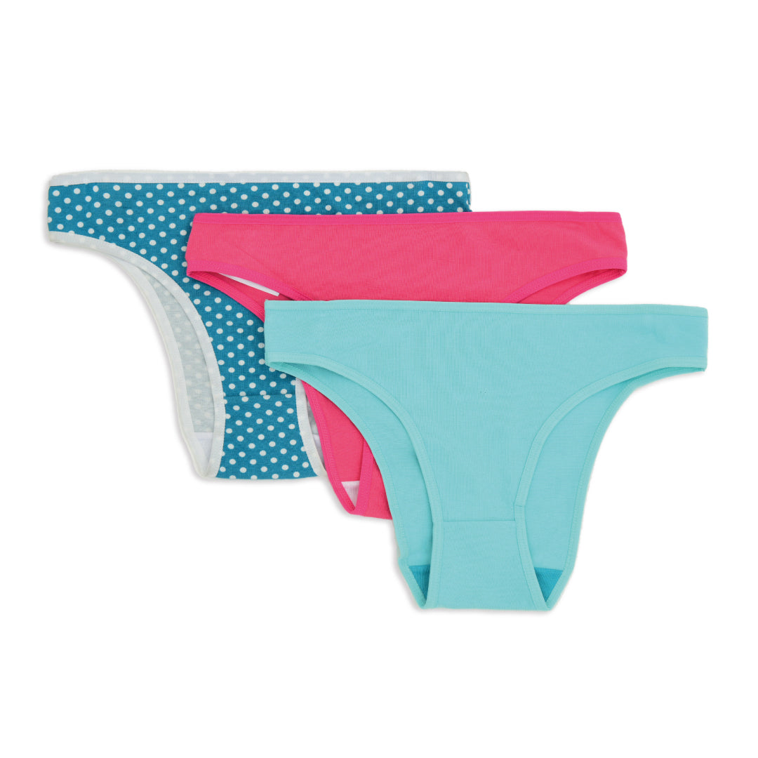 PAQUETE DE PANTIES TIPO TANGA X3 SURTIDO