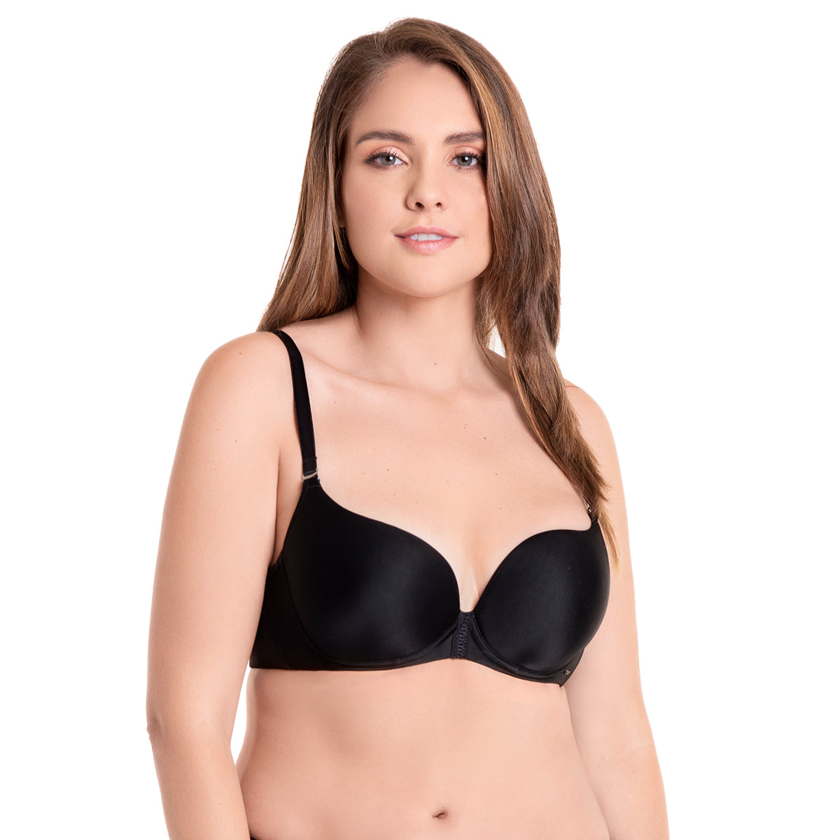 BRASIER REALCE NATURAL CON VARILLAS LATERALES NEGRO
