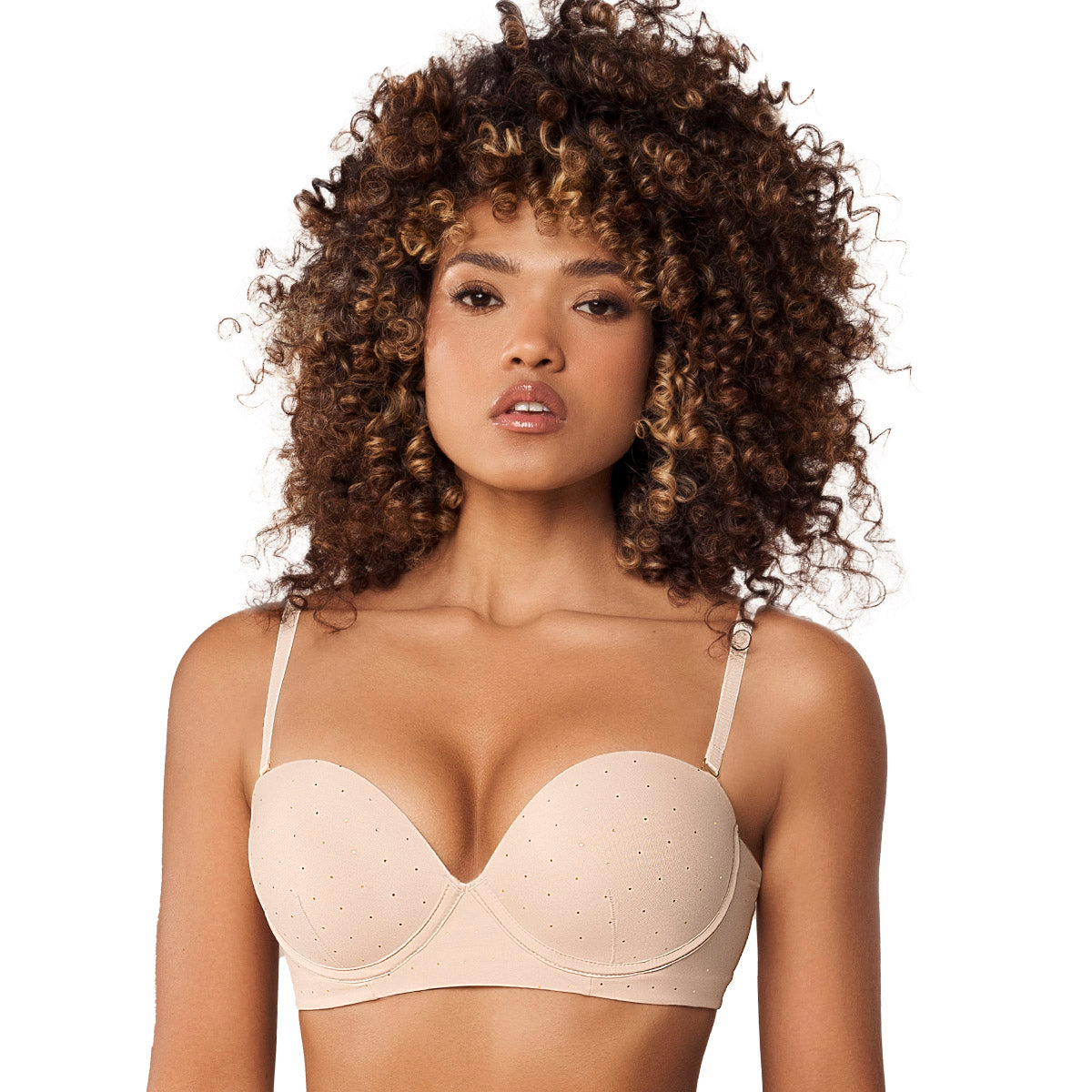 BRASIER STRAPLESS ULTRAMAX PIEL LATTE