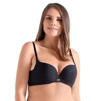 BRASIER REALCE NATURAL CON ESPALDA ANATÓMICA NEGRO