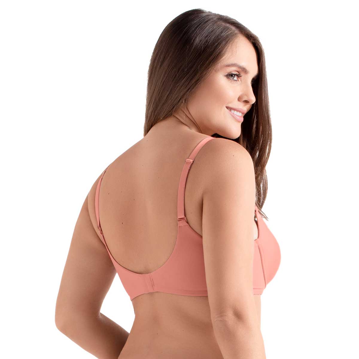 BRASIER REALCE NATURAL CON DOBLE TELA EN ESPALDA