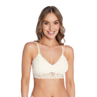 BRALETTE EN ENCAJE SIN ARO VAINILLA