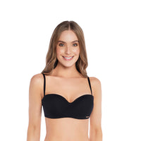 BRASIER MONOCOPA STRAPLESS NEGRO