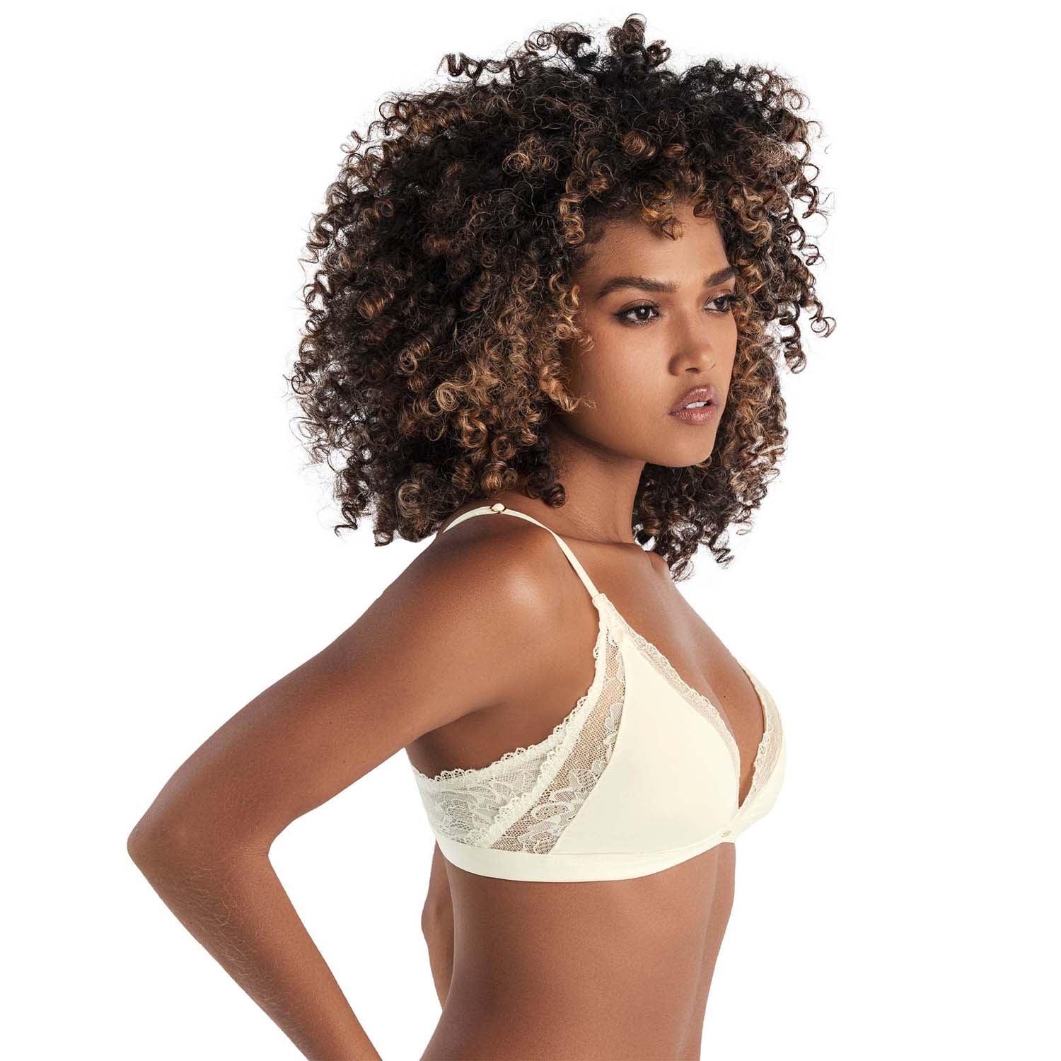 BRALETTE CON ENCAJE EN ESCOTE