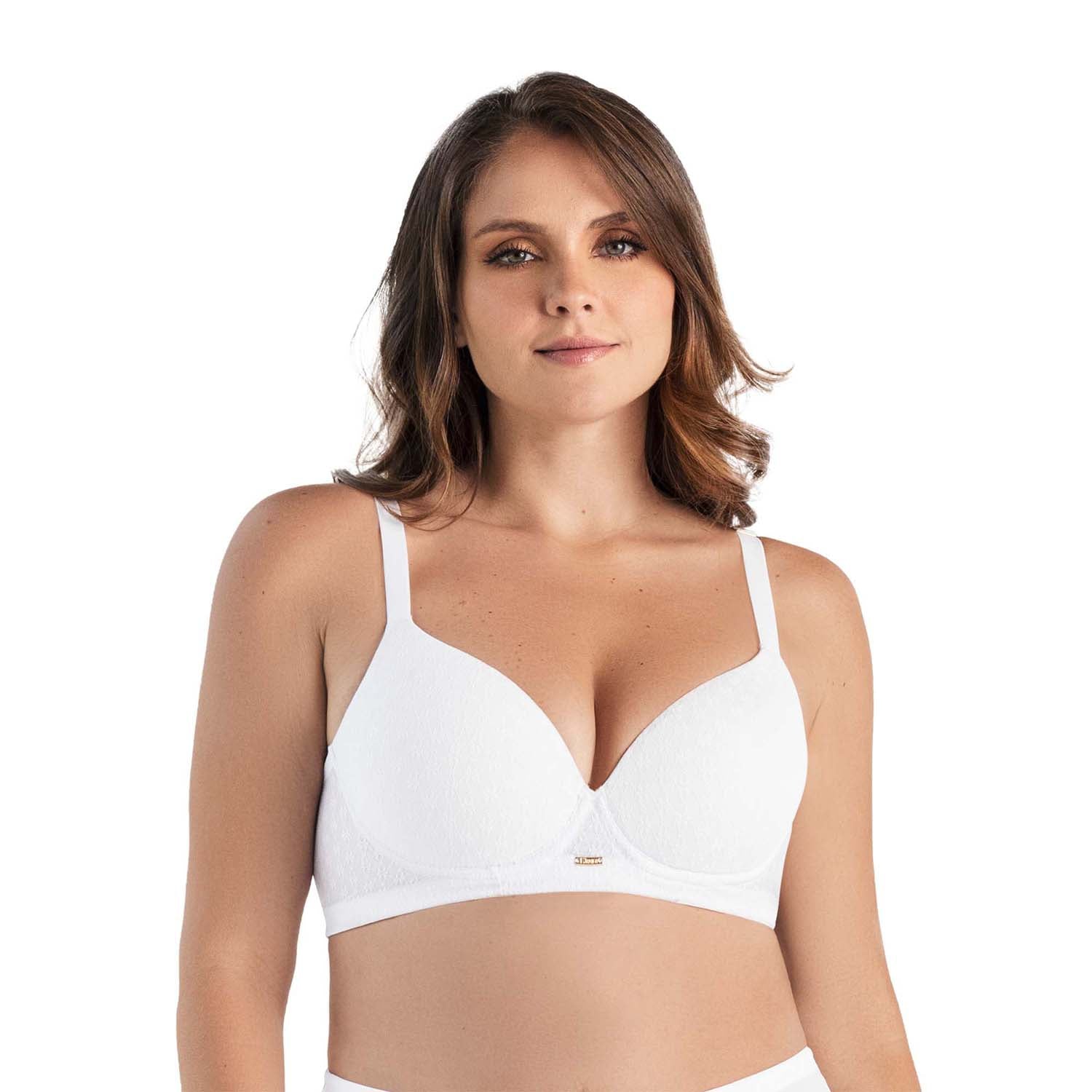 BRASIER REALCE NATURAL CON POWERNET EN ESPALDA BLANCO