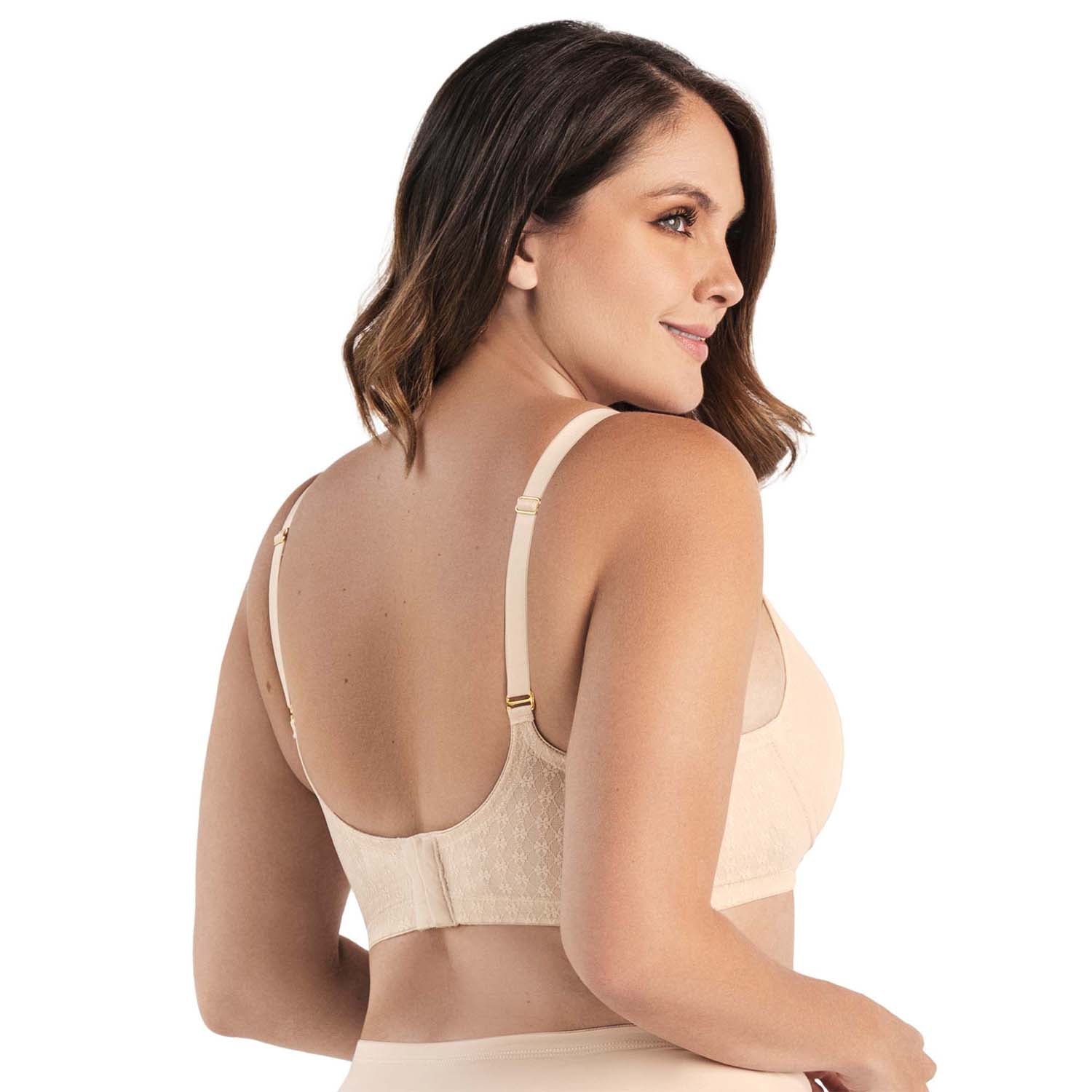 BRASIER REALCE NATURAL CON POWERNET EN ESPALDA PIEL LATTE