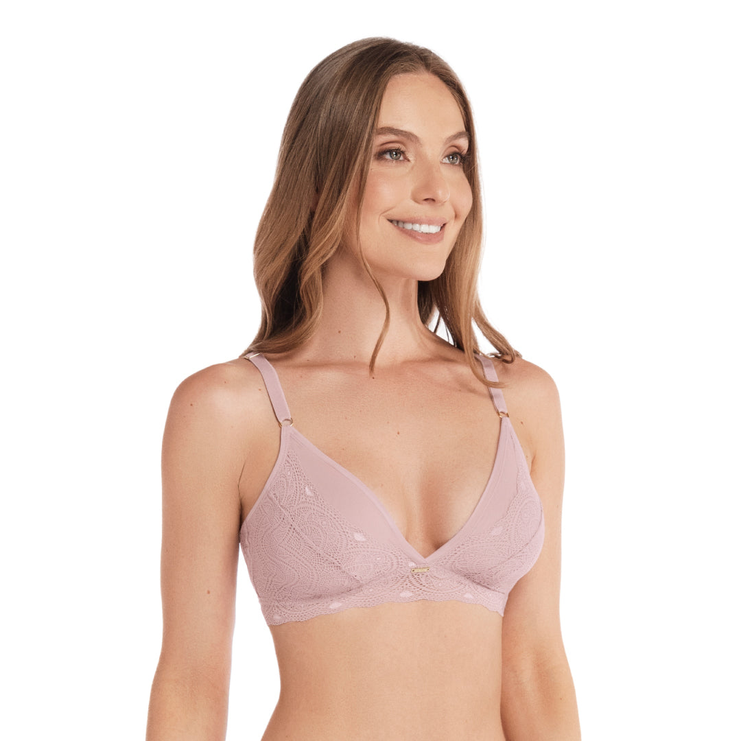 BRALETTE CON COPAS REMOVIBLES NUDE OPALO