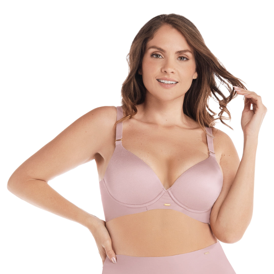 BRASIER CON BASE Y ESPALDA ANATÓMICA NUDE OPALO