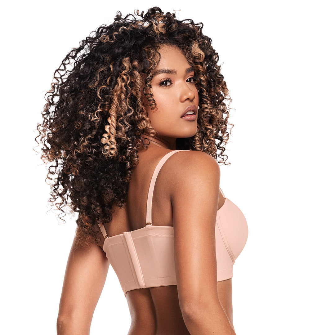 BRASIER STRAPLESS TIPO BUSTIER