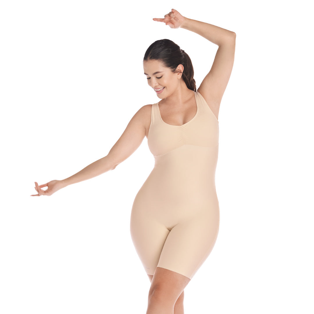FAJA BODY CICLISTA PIEL LATTE