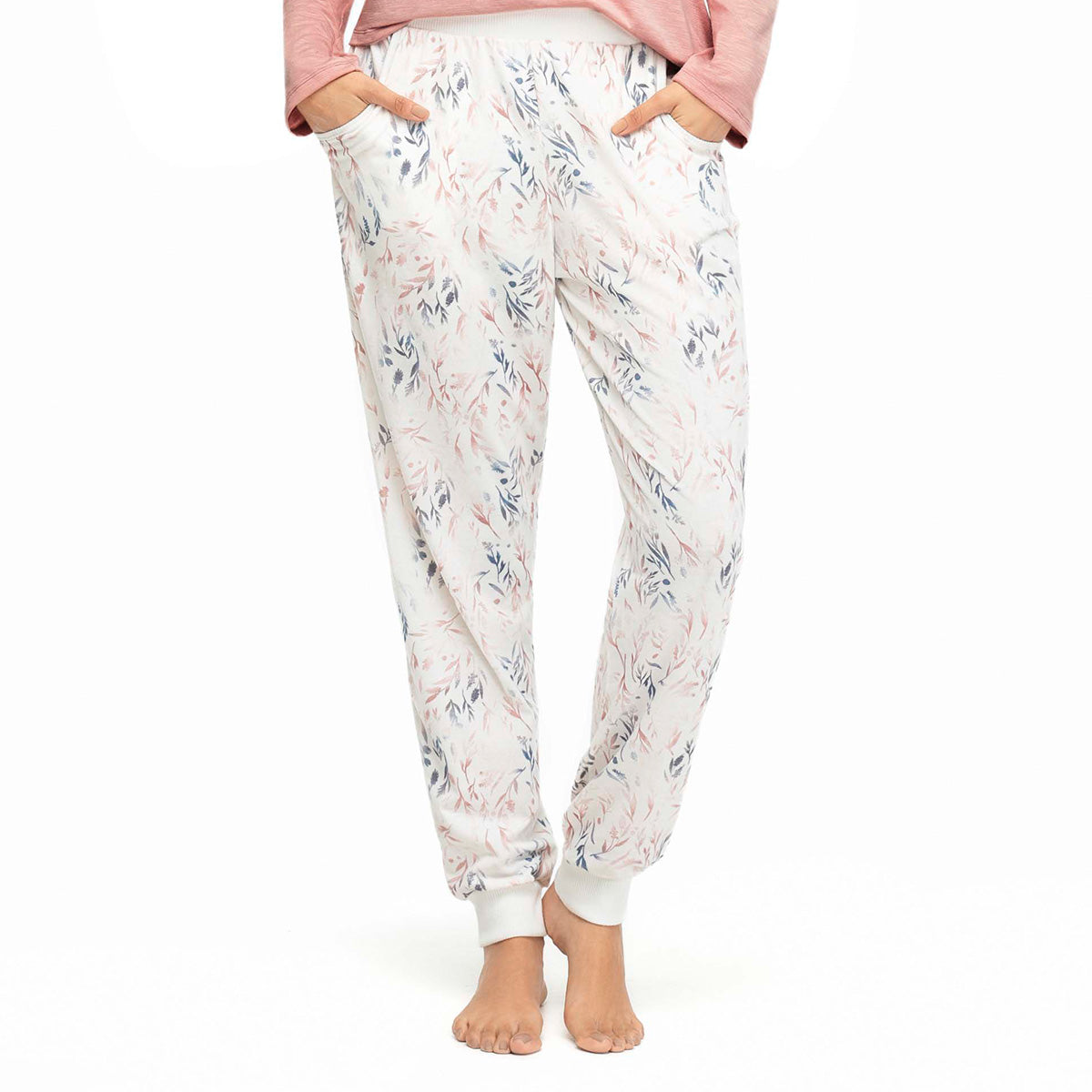 PANTALÓN DE PIJAMA CON BOLSILLOS FUNCIONALES JARDIN ESTAMPADO