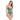 VESTIDO DE BAÑO ENTERO CON SILUETA STRAPLESS VERDE PINO