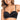 TOP DE VESTIDO DE BAÑO STRAPLESS CON ARO NEGRO