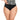 PANTY DE VESTIDO DE BAÑO CON TIRO ALTO NEGRO