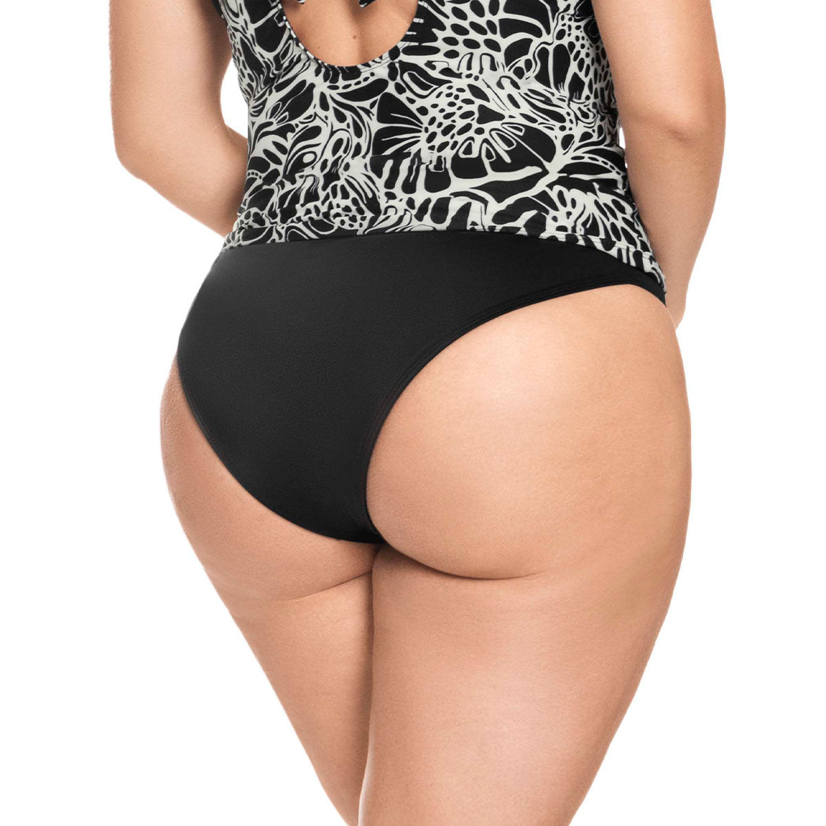 PANTY DE VESTIDO DE BAÑO CON TIRO ALTO