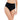 PANTY DE VESTIDO DE BAÑO CON COBERTURA FULL NEGRO