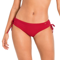 PANTY DE VESTIDO DE BAÑO TIPO CULOTTE ROJO VIBRANTE