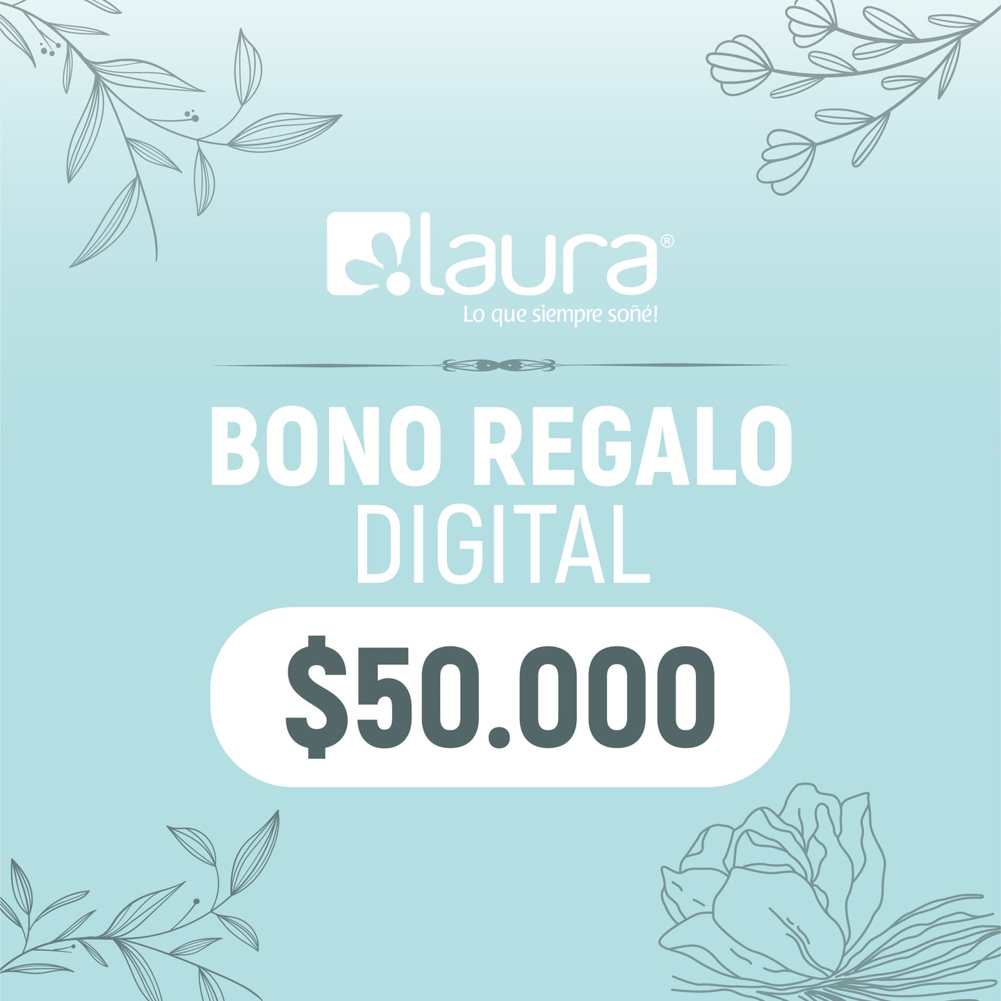 BONO DE REGALO DIGITAL $50.000