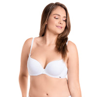 BRASIER REALCE NATURAL CON VARILLAS LATERALES BLANCO
