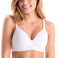 BRASIER TRIANGULAR CON VARILLA LATERAL BLANCO