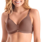 BRASIER TRIANGULAR CON VARILLA LATERAL MOCCA