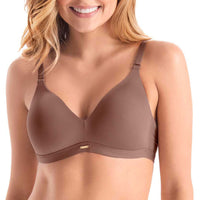 BRASIER TRIANGULAR CON VARILLA LATERAL MOCCA