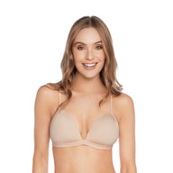 BRASIER TRIANGULAR CON ELÁSTICO EN BASE PIEL LATTE