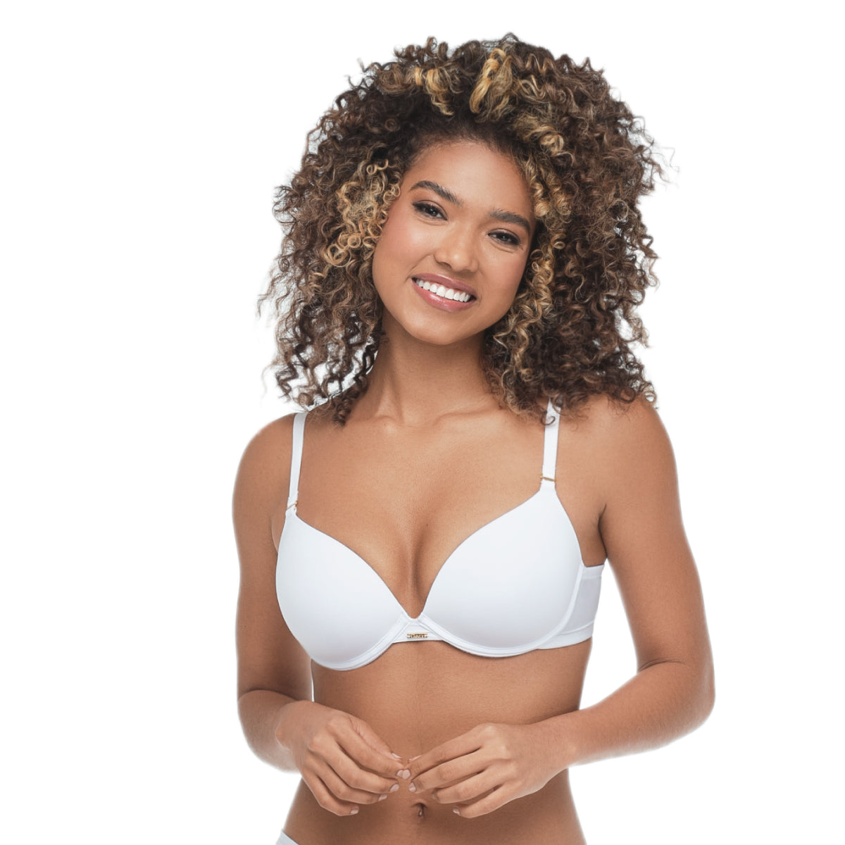 BRASIER SUPER REALCE CON AUMENTO DE 1 TALLA BLANCO
