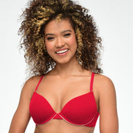 BRASIER SUPER REALCE CON AUMENTO DE 1 TALLA ROJO FIESTA