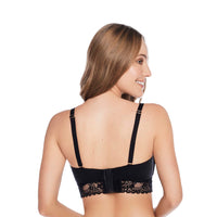 BRASIER TRIANGULAR SIN ARO CON ENCAJE EN BASE