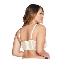 BRALETTE EN ENCAJE CON ARO Y ABROCHADURA ANCHA