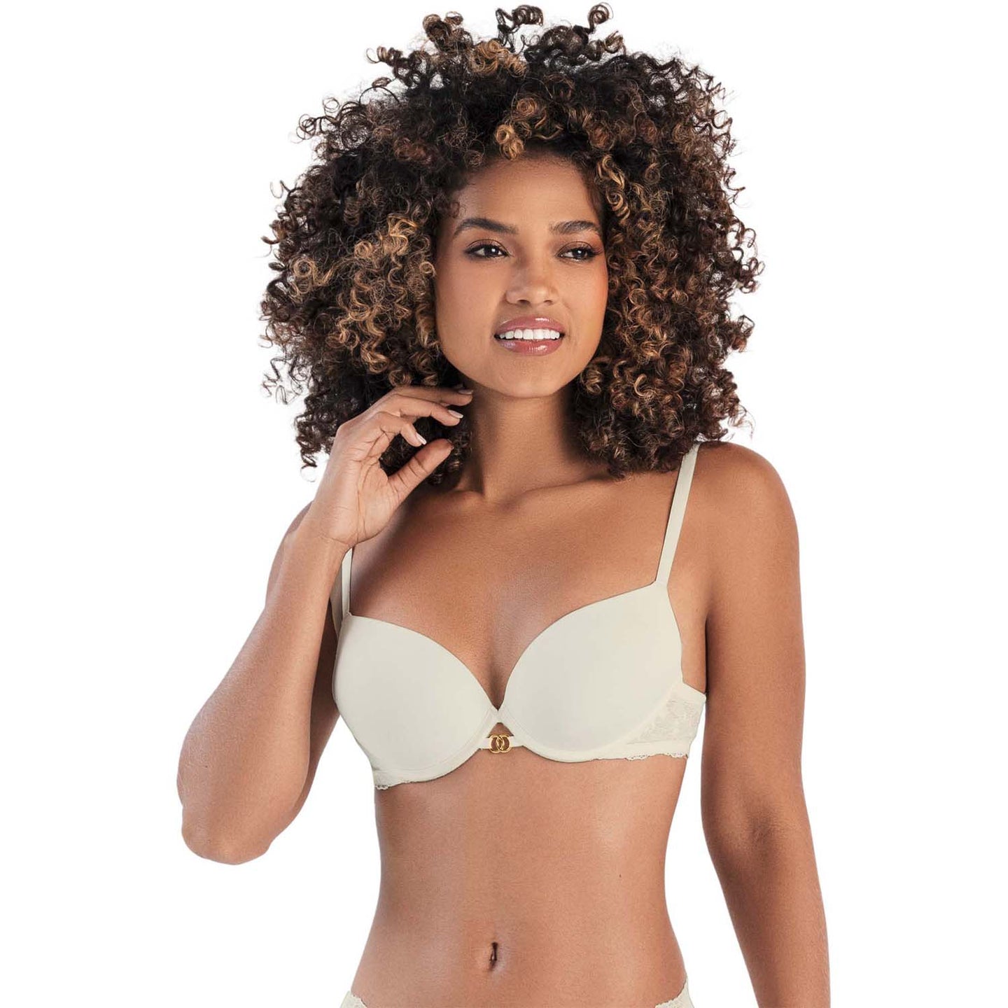 BRASIER SUPER REALCE CON ESPALDA EN ENCAJE