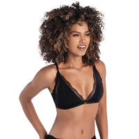 BRALETTE CON ENCAJE EN ESCOTE