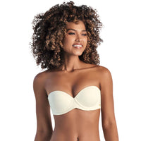 BRASIER STRAPLESS CON ELÁSTICO SILICONADO VAINILLA