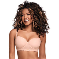 BRASIER STRAPLESS TIPO BUSTIER PALO DE ROSA