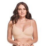 BRASIER REALCE NATURAL CON CONTROL MEDIO EN SISA PIEL LATTE