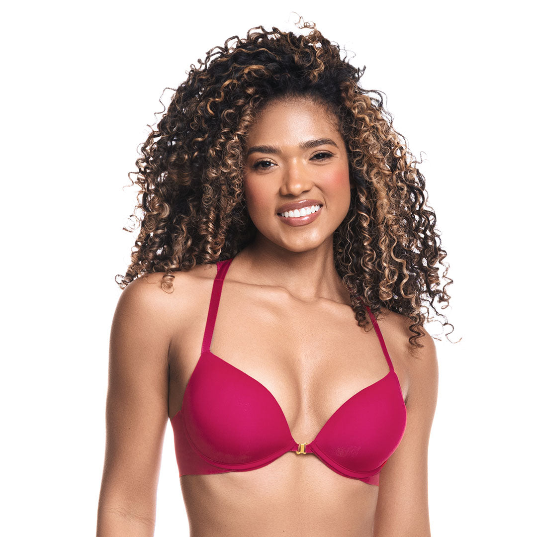 BRASIER SUPER REALCE CON ABROCHADURA DELANTERA