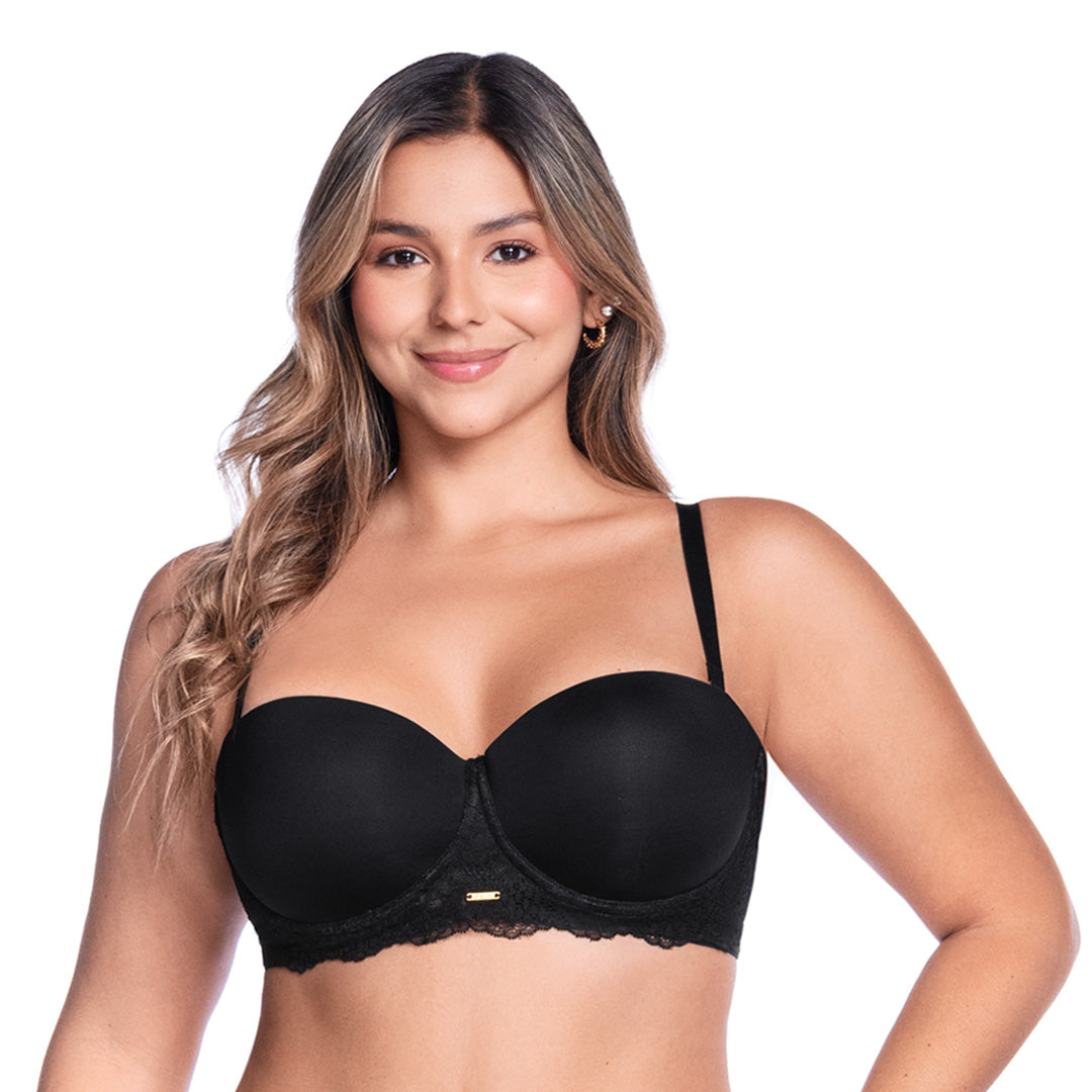 BRASIER STRAPLESS DE ENCAJE