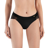 PANTY CON ENCAJE EN POSTERIOR NEGRO