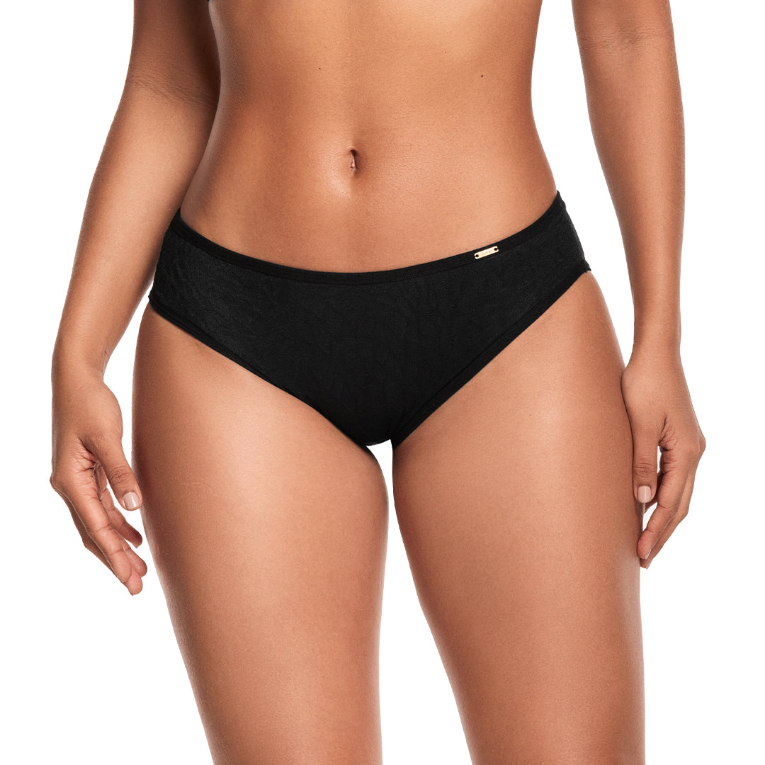 PANTY CON TEXTURA EN DELANTERO NEGRO