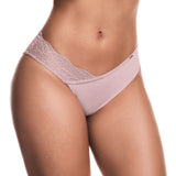 PANTY TIRO MEDIO CON ENCAJE EN COSTADO NUDE OPALO