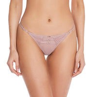 BRASILERA CON CORTES EN ENCAJE NUDE OPALO