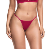 BRASILERA TIRO MEDIO CON LATERALES GRADUABLES ROJO RUBÍ