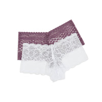 PAQUETE DE CACHETEROS TIPO CULOTTE X2 BLANCO SURTIDO