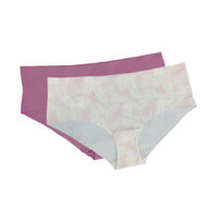 PAQUETE DE CACHETEROS X2 VELVET MARFIL PALMAS LILA