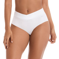 CACHETERO CON CINTURA Y PIERNAS SIN COSTURAS BLANCO