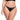 PANTY TIPO HILO CON TIRO MEDIO NEGRO