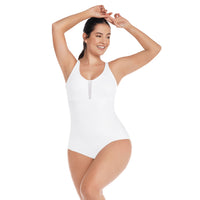 BODY CON CONTROL DE ABDOMEN MODERADO BLANCO