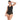 BODY CON CONTROL DE ABDOMEN MODERADO NEGRO